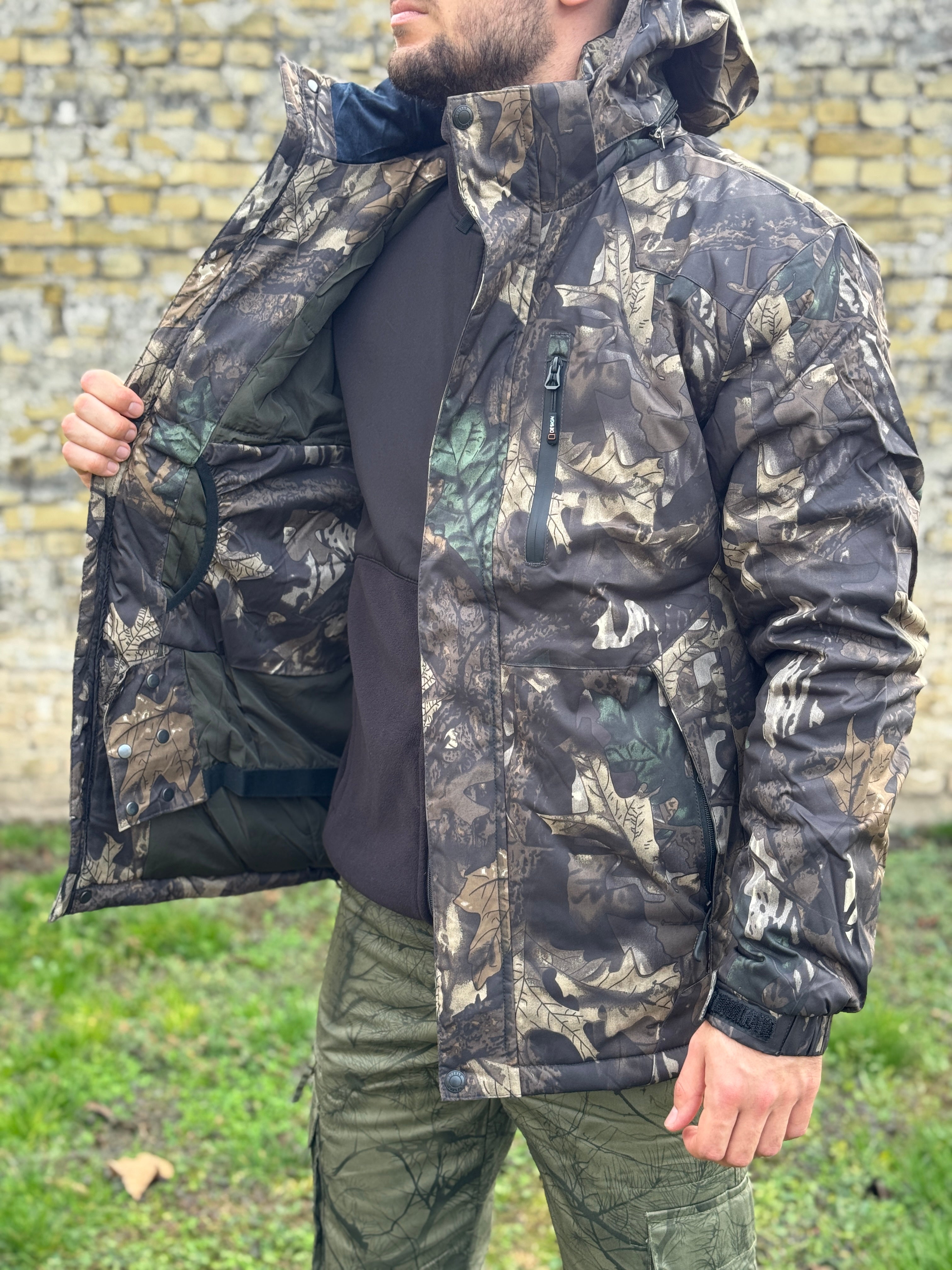 LOSHAN Zimska jakna maskirna